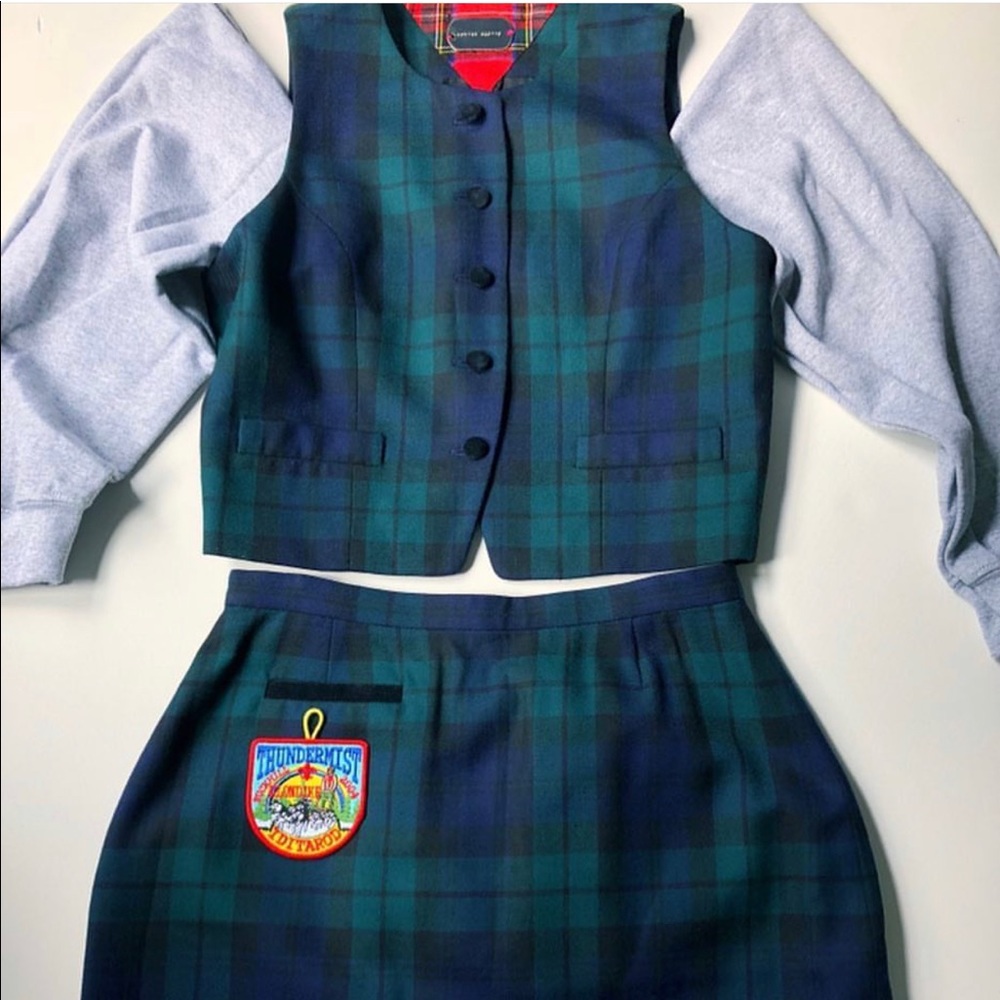 2 piece skirt and top